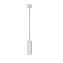 Pendant luminaire 130, round, GU10, excl. lamps, aluminium, white