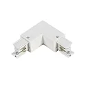 3-phase SERIE S1 - L-connector, N-conductor inside, predective connector outside, white