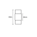 ISOLED Clip-Verbinder (max. 5A) für 2-pol. IP68 Flexstripes mit 1.2cm Breite und Pitch-Abstand >0.8cm