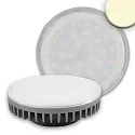 LED Leuchtmittel 30SMD, 230V, GX53, 6W 3000K 500lm 120°, warmweiß, nicht dimmbar, matt