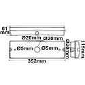 ISOLED LED Notlicht/Fluchtwegleuchte X0AEFG180 UNI4 Autotest 4W, IP65
