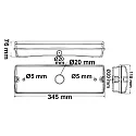 ISOLED LED Notlicht/Fluchtwegleuchte X0AEFG180 UNI7 Autotest 7W, IP65