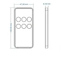 Sys-Pro 1 Zonen Fernbedienung Mini, inkl. Batterie
