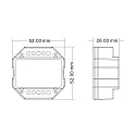 ISOLED controller Sys-Pro, white matt