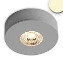 LED Ein- und Unterbauleuchte MiniAMP, 3W, 24V DC, drehbar, dimmbar, 3W 3000K 240lm 60°, Alu-gebürstet