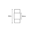 ISOLED Clip-connector (max. 5A) for 4-pole IP68 LED strips (with 1.2cm width and pitch >0.8cm)