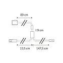 ISOLED MiniAMP PIR-Bewegungsmelder, 12-24V DC, 5A, IP20, inkl. Aufbau-Halterung