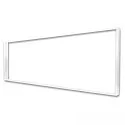 Zubehör für LED Panel - Aufbaurahmen, Aluminium, weiß RAL 9016, Panel 1200 (30 x 120cm), Standard-Montage