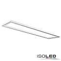 Zubehör für LED Panel - Einbaurahmen, Aluminium, weiß RAL 9016, Panel 1200 (30 x 120cm)