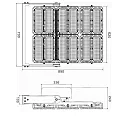 ISOLED LED Flutlicht 1.350W, 130x40° asymmetrisch, variabel, 1-10V dimmbar, neutralweiß, IP66