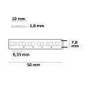 LED CRI919/940 MiniAMP Flexband, 24V, 15W, weißdynamisch, beidseitiges Kabel mit male-Stecker, 250cm