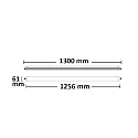 ISOLED LED Linearleuchte mit HF-Bewegungssensor, IP65 IK08, stoßfest, 130cm, 36W 4000K 3760lm 180°
