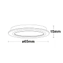 ISOLED LED Möbeleinbaustrahler MiniAMP mit Linsenoptik, 12V DC, IP44, Ø 6.5cm, 4W 3000K 250lm 60°, CRI>90, starr, dimmbar