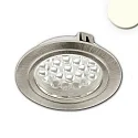 LED Möbeleinbaustrahler MiniAMP mit Linsenoptik, 24V DC, IP44, Ø 6.5cm, 4W 3000K 250lm 60°, CRI>90, starr, dimmbar