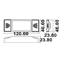 ISOLED LED Konstantstrom Trafo 100/180/270/350/440mA, 10W, Push/1-10V/DALI dimmbar, weiß