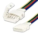Clip-Kabelanschluss (max. 5A) für 5-pol. IP20 Flexstripes mit Breite 12mm und Pitch-Abstand >12mm