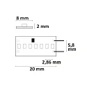 ISOLED LED CRI930 Linear ST8-Flexband, 24V, 22W, IP20, warmweiß