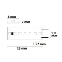 ISOLED LED CRI920 Linear ST8-Flexband, 24V, 15W, IP20, ultrawarmweiß