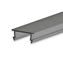 Zubehör für Profil SURF10 - Abdeckung COVER44, schwarz/matt, 200cm