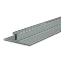 LED Leuchtenprofil 2SIDE Aluminium, für 2 LED Strips bis 1.2cm Breite, 200cm, Silber