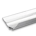 LED Eckprofil CORNER12 BORDERLESS, Aluminium eloxiert, 200cm
