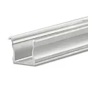 LED Einbauprofil PURE12 D, Aluminium, 200cm, Silber