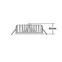 ISOLED LED Einbaustrahler Sys-90 MiniAMP, 10W, 24V DC 4000K, CRI92, dimmbar (exkl. Cover)