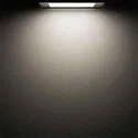 ISOLED downlight flat, dimmable IP42, silver dimmable