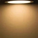ISOLED downlight flat IP42, silver 