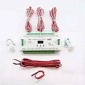 ISOLED Treppen-Effekt PWM-Dimmer 5-24V DC, 32x1A DC + SPI-Output, 2 PIR Sensor + 2 Push-Tast Eingänge