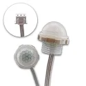 ISOLED Treppen-Effekt PWM-Dimmer 5-24V DC, 32x1A DC + SPI-Output, 2 PIR Sensor + 2 Push-Tast Eingänge
