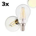 LED drop lamp ILLU set of 3, switchable E14 4W 400lm 2700K 360° CRI 80-89 