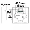 ISOLED controller DALI DT8 CCT 1 RECESSED DALI controllable, white