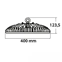 ISOLED hall spot TOQ 85°C round, shockproof IP65, black dimmable