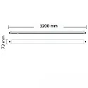 ISOLED LED Linearleuchte PROFESSIONAL, IP66 IK09, durchverdrahtet, Schnellklemme, 120cm, 35W 4000K 5500lm 120°, schaltbar