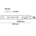 ISOLED LED Strip CRI90 SUNSET FLEX DTW PWM Dim-To-Warm white