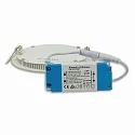 LED Downlight, rund, 9W, CRI90, IP42, ultraflach, blendungsreduziert, dimmbar, 3000K, weiß