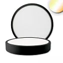 LED Deckenleuchte PRO, rund, 225mm, 24W, ColorSwitch 2700|3000|4000K, IP20, dimmbar, schwarz
