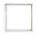 Aufbaurahmen für LED Panels 600x600mm, Höhe 5cm, steckbare Schnellmontage, IP20, weiß