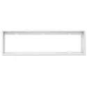 Aufbaurahmen für LED Panels 1200x300mm, Höhe 5cm, steckbare Schnellmontage, IP20, weiß