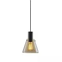 Glas-Pendelleuchte INFINITY CONCAVE GLASS, IP20, konisch / konkav, Ø 20cm / L 16cm, E27, Pendel 50-300cm, Amber