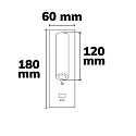 ISOLED LED Leseleuchte, IP42, mit USB-A und USB-C Ladebuchse, 3W 3000K 165lm 30°, CRi >90, 3 Stufen dimmbar, verstellbar, weiß