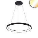 LED Hängeleuchte ORBIT 580, rund, 48W, ColorSwitch 3000 / 3500 / 4000K, IP20, dimmbar, schwarz