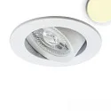 LED Einbauleuchte SLIM68 MINI AMP, rund, 8W, 24V DC, 3000K, IP40, weiß