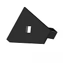 Zubehör für Profil CORNER18 - Endkappe EC111L, links, mit Kabeldurchführung, PVC, 1 Stk., schwarz