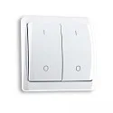 Infrarot-Panel CONTROL 2-fach Funk-Wandsender, batteriebetrieben (A23 nicht enthalten), IP20