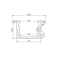 ISOLED LED Einbauprofil MAXI-EB V2, Aluminium, 200cm
