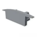 Zubehör für Profil MINI-EB V2 / SURF/DIVE 12 - Endkappe EC229, gerade, 1 Stk., grau