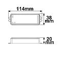 ISOLED Funk-Dimmer SYS-PRO RF + Zigbee 3.0, 1-5 Kanal, Ausgang 12-24V DC 5x3A, PWM
