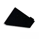 Zubehör für Profil CORNER18 - Endkappe EC110R, rechts, geschlossen, PVC, 1 Stk., schwarz
